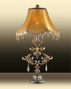 Настольная лампа с абажуром Odeon Light Safira 2802/1T