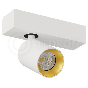 Накладной светодиодный светильник LeDron SAGITONY-S60-White-Gold