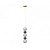 Подвесной светодиодный светильник Kink Light Мони 07627-3+2,19